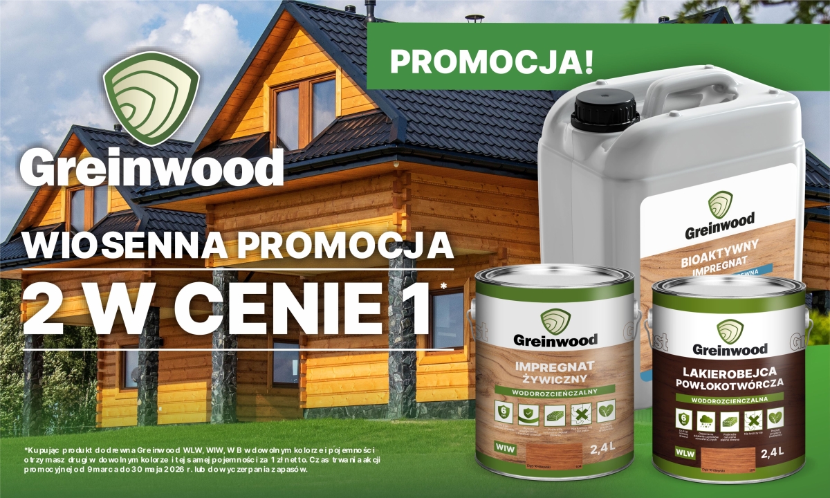 Promocja Greinwood - 2 w cenie 1!