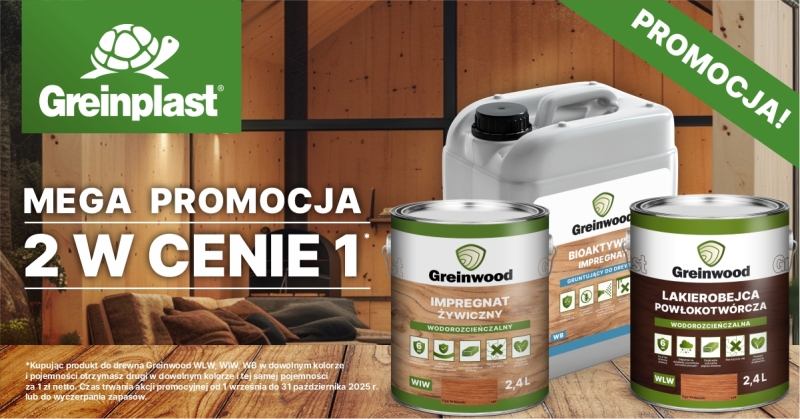 Promocja Greinwood - 2 w cenie 1!
