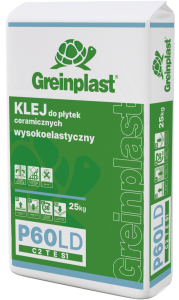 Klej do płytek ceramicznych, wysokoelastyczny, niskopylący P60LD