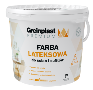Farba Lateksowa Greinplast Premium Biała FPL