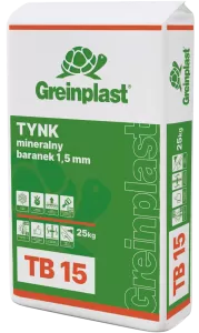 Tynk mineralny baranek biały TB