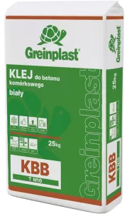 Klej do bloczków z betonu komórkowego i silikatów biały KBB