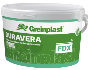 Farba fasadowa hydroslikonowa "Duravera" biała FDX