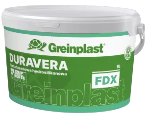 Farba fasadowa hydroslikonowa "Duravera" biała FDX