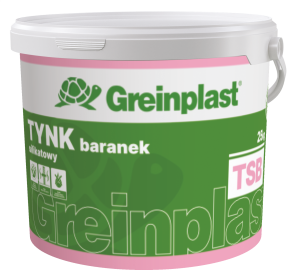 Tynk silikatowy baranek biały TSB