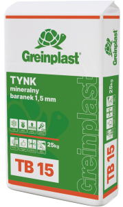 Tynk mineralny baranek biały TB